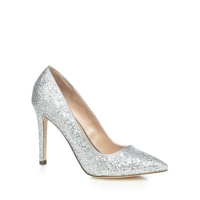 Silver 'Nusa' high court shoes